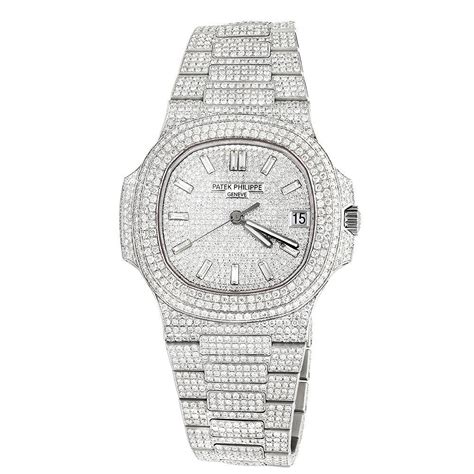 fully iced out patek philippe replica|patek philippe watch price.